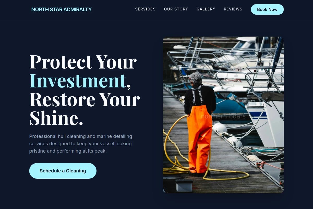 Hull Boat Cleaning