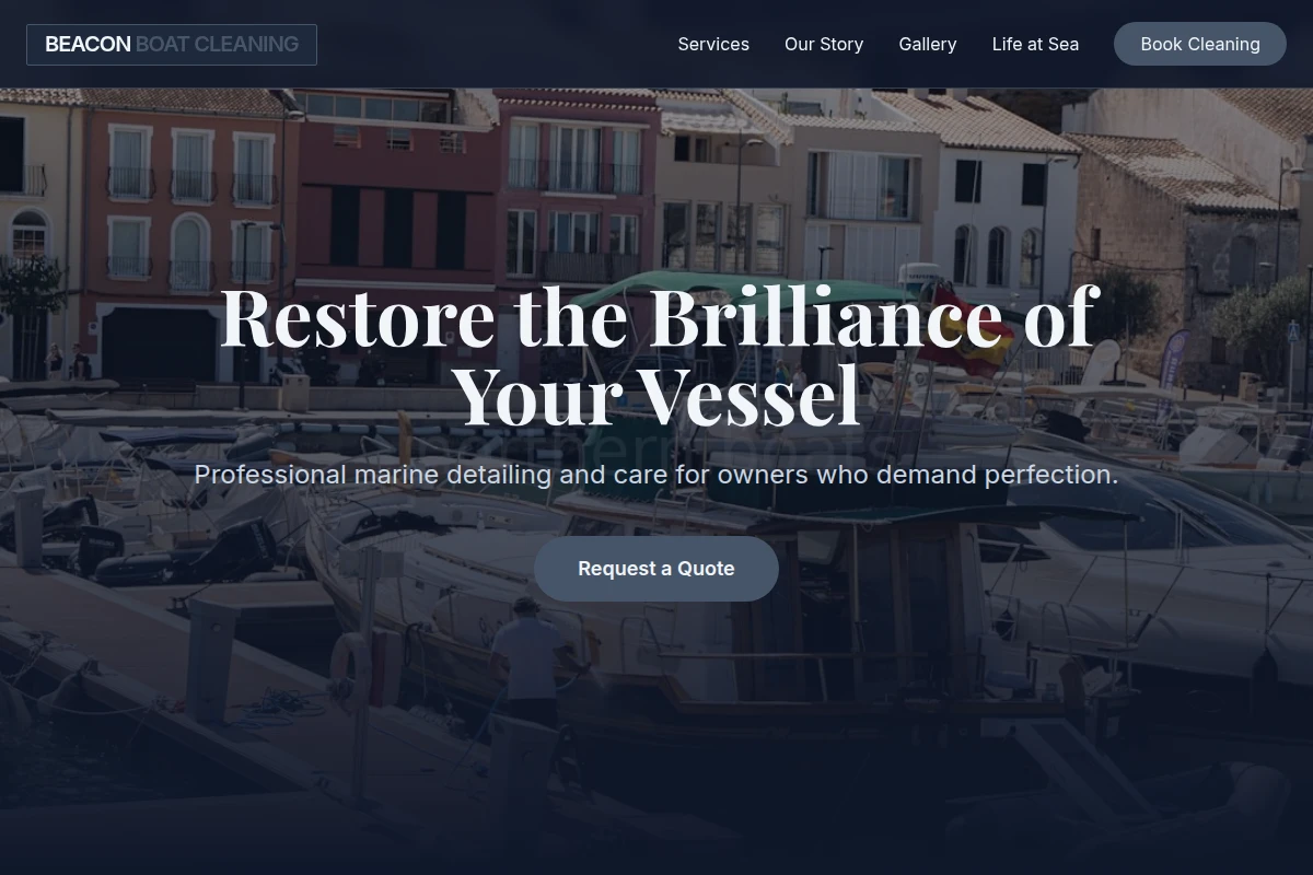Beacon Boat Cleaning