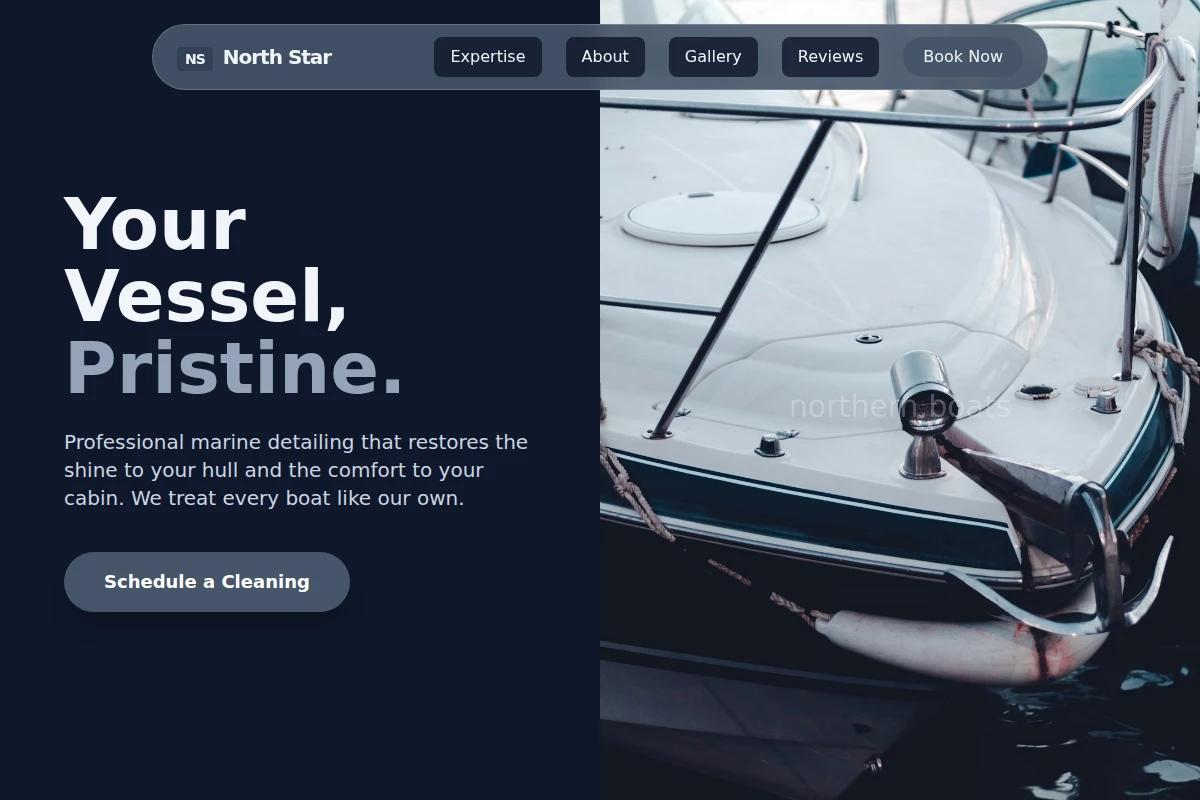 Helm Boat Cleaning