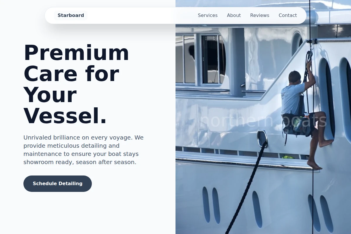 Starboard Boat Cleaning